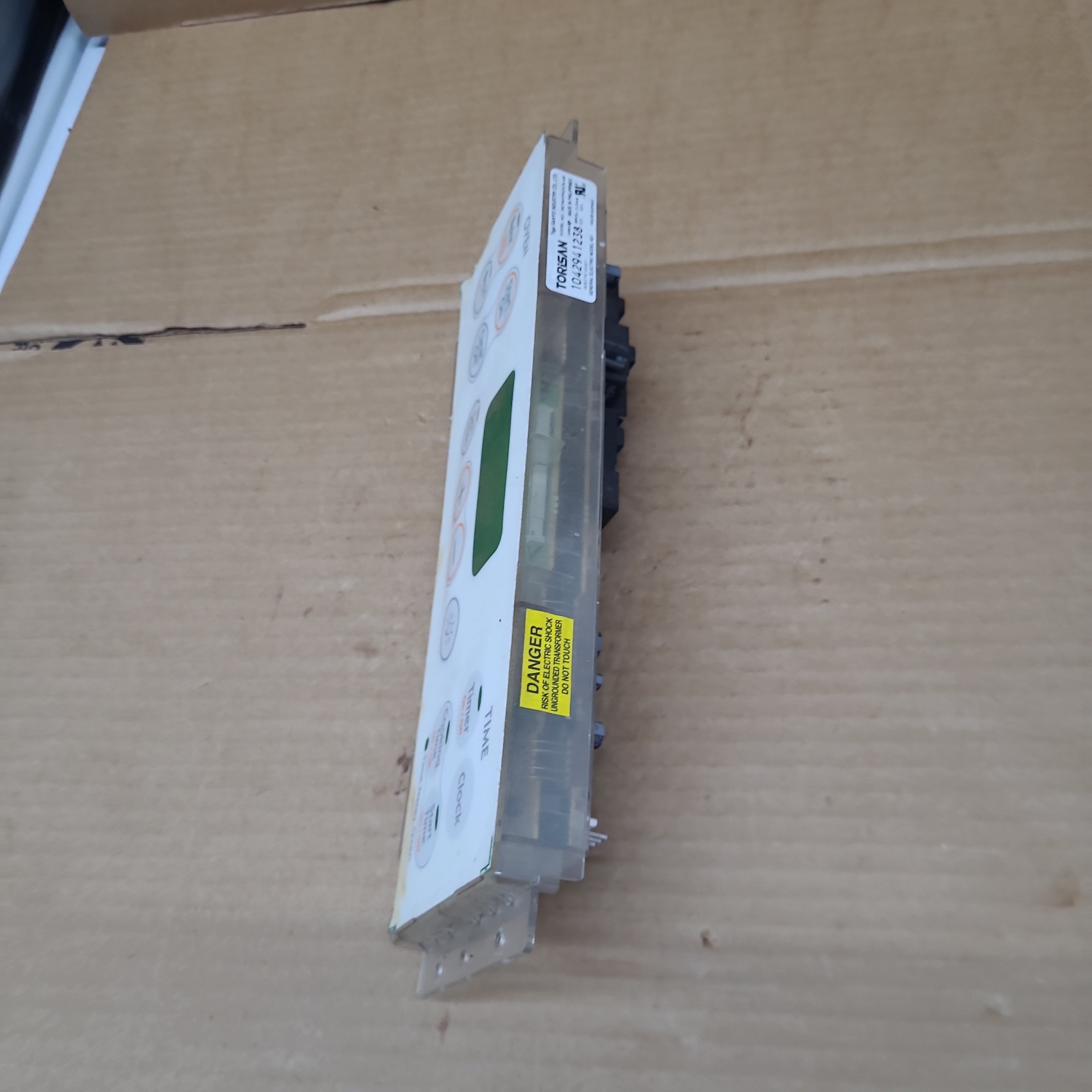 Hotpoint Range Oven Control Board Panel + Overlay WB27K10170 WB27K10097 Hotpoint Range Oven Control Board Panel + Overlay WB27K10170 WB27K10097